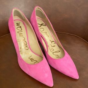 Sam Edelman pink suede heels size 9
